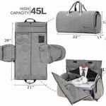 Modoker Convertible Garment Bag with Toiletry Bag  
