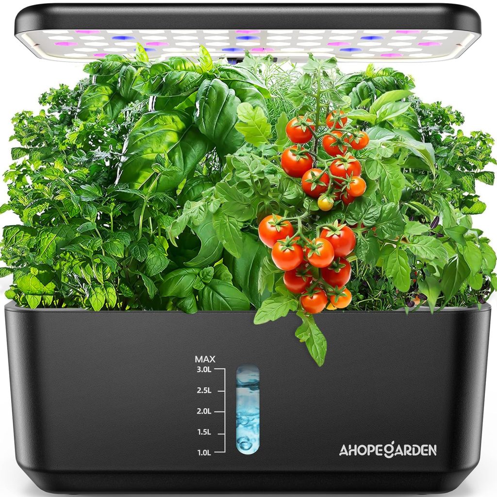 Ahopegarden Hydroponics Growing System Kit – 12 Seed Pods Smart Garden