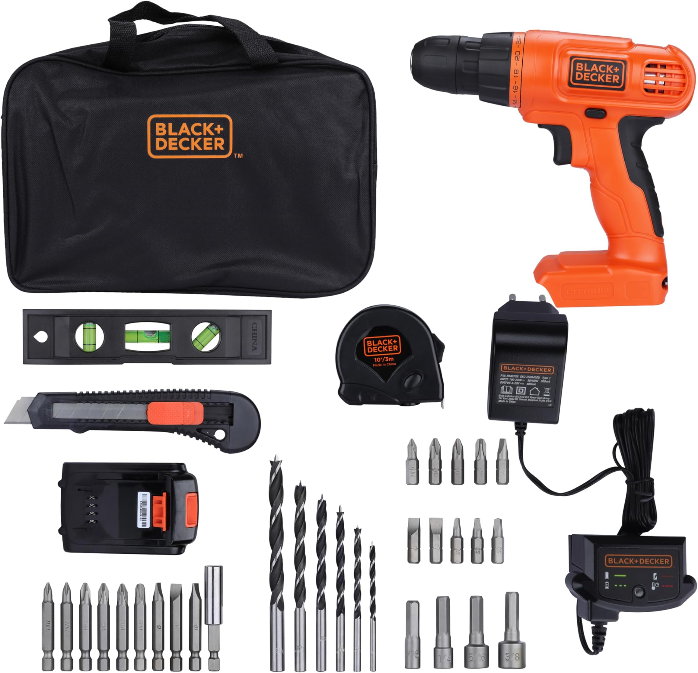 BLACK+DECKER 20V MAX* POWERCONNECT™ Cordless Drill/Driver