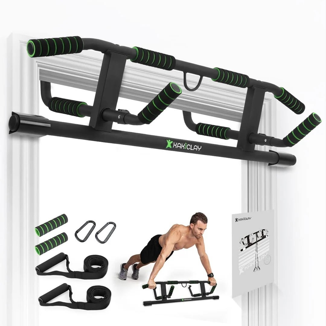 Upgraded KAKICLAY Doorway Pull-Up Bar