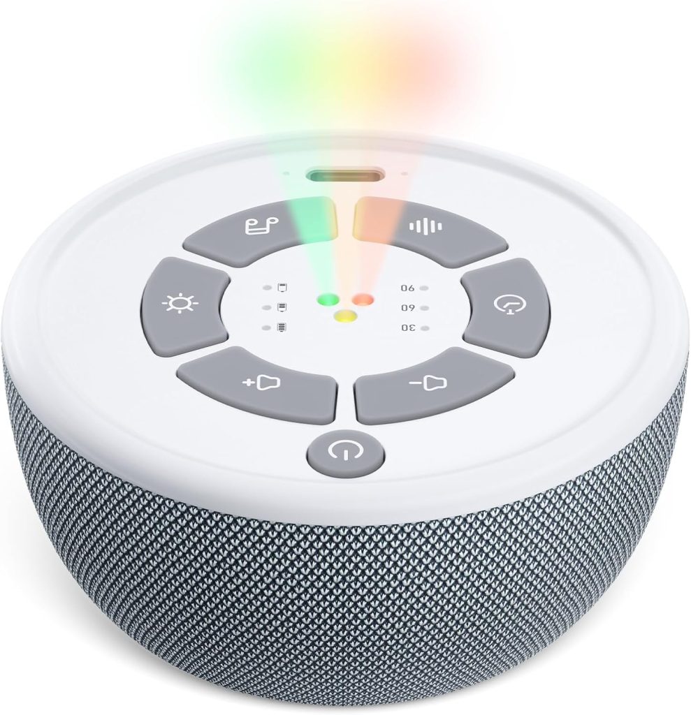 The Dreamegg Portable White Noise Machine: A Good Night’s Sleep in the Palm of Your Hand