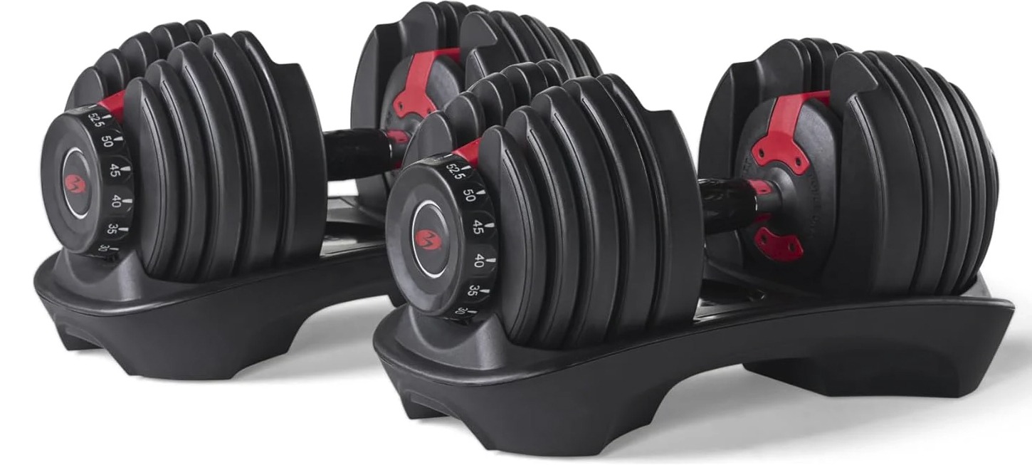 The Bowflex SelectTech 552 Adjustable Dumbbells: A Whole Rack in One Small Package